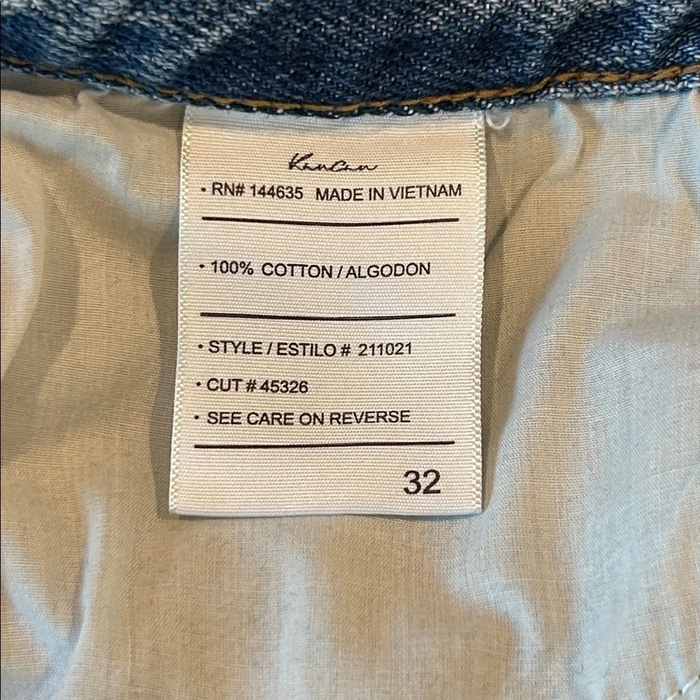 KanCan patchwork boyfriend fit jeans size 32